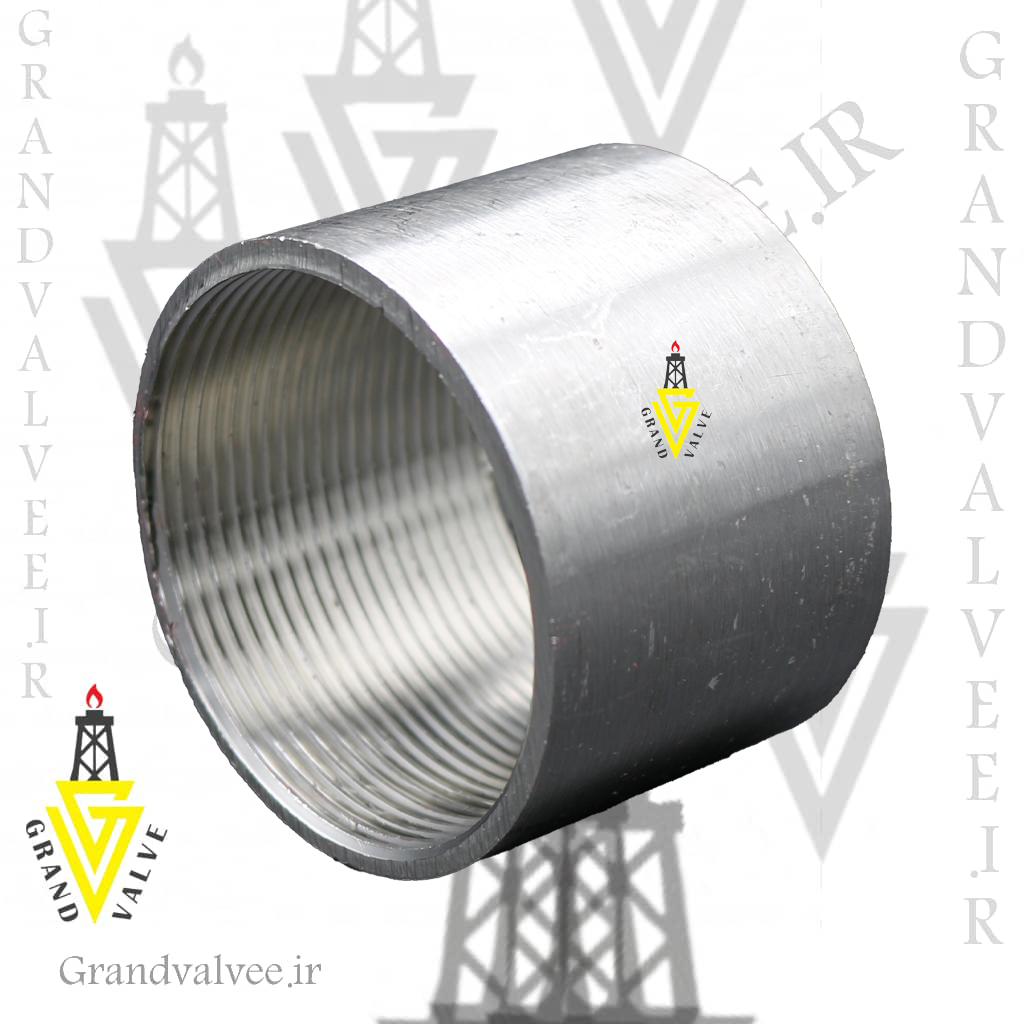 بوشن اتصال رزوه‌ای، سایز 1/2 اینچ، از جنس استیل 304 ایرانی